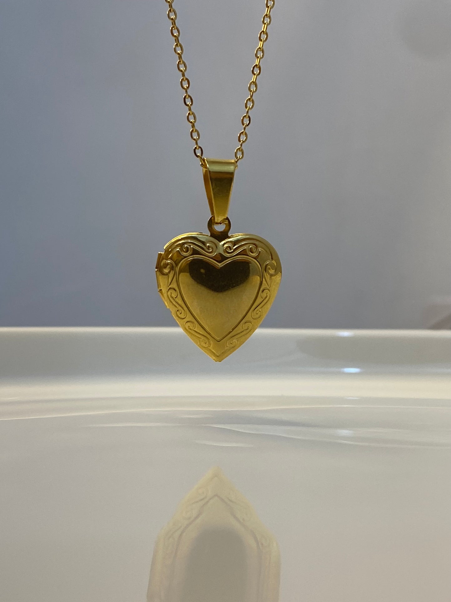 Relicario Corazón Dorado