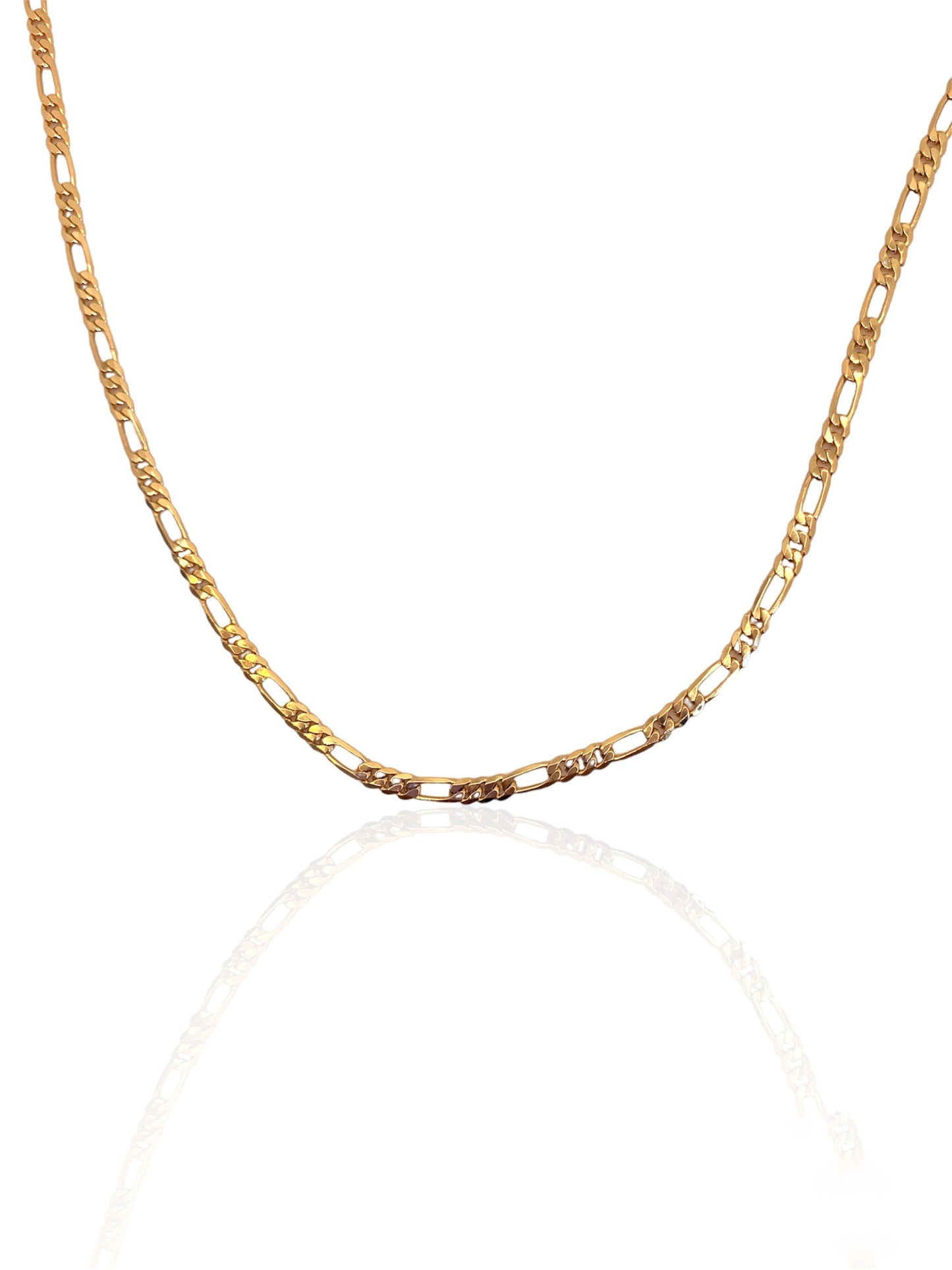 Cadena Tipo Cartier 3x1 Dorada