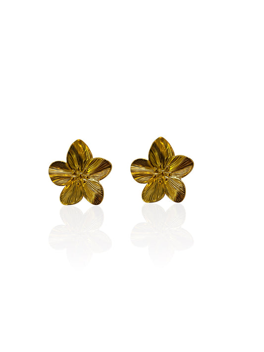 Aretes Flor Amarilla