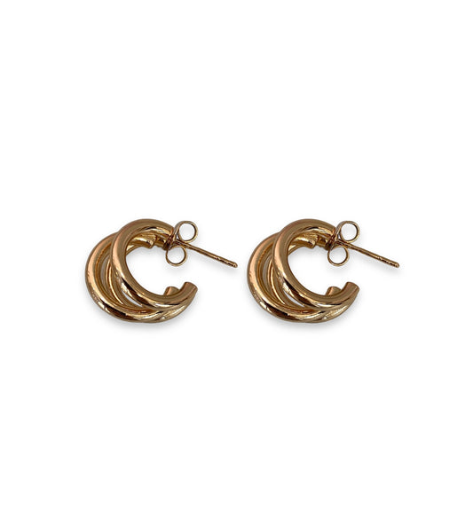 Aretes Yess Oro Laminado