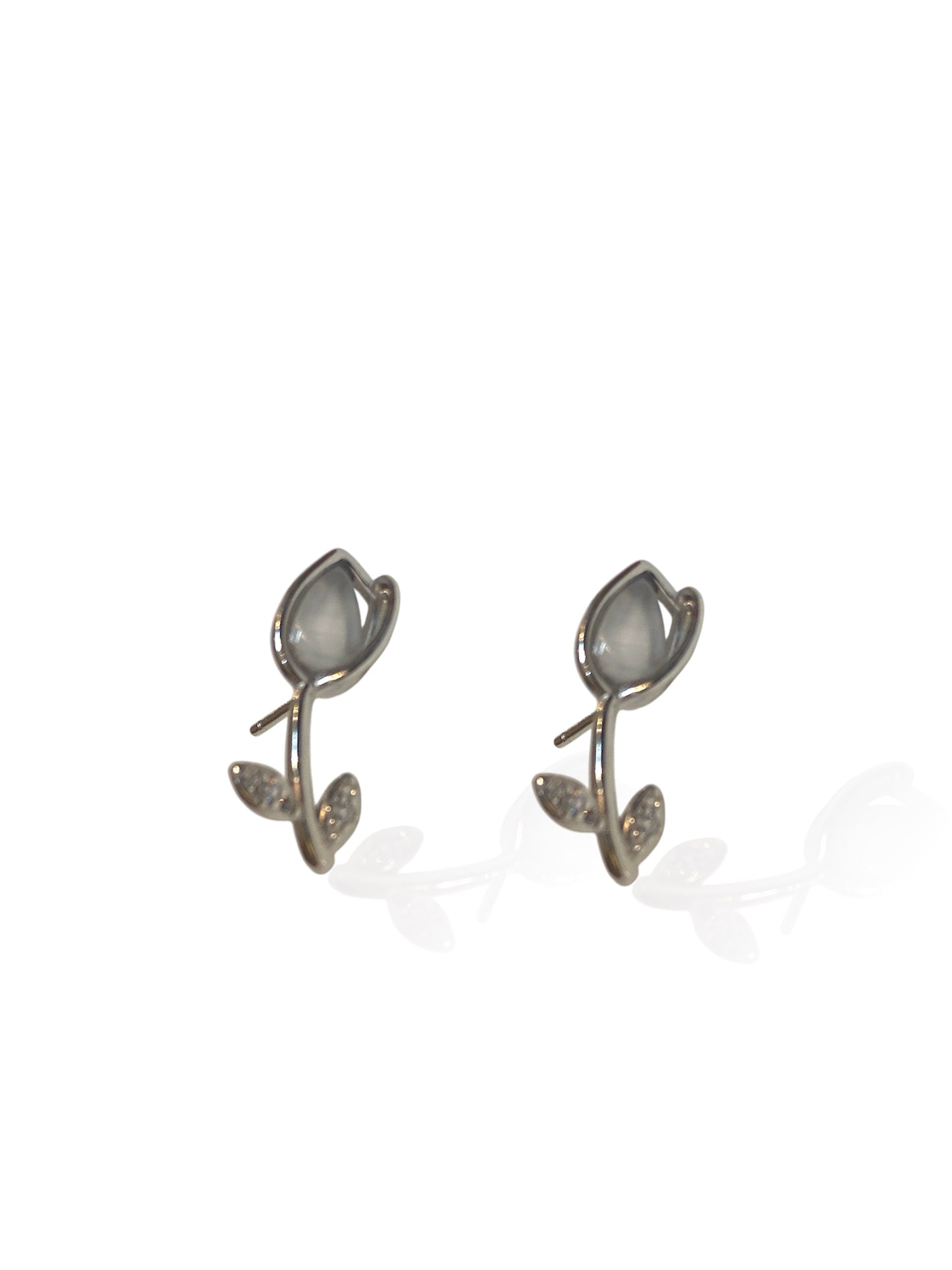 Aretes de tulipán