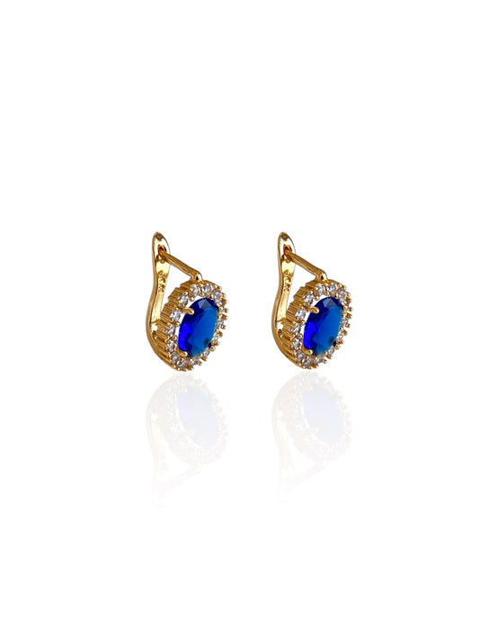 Aretes Azul